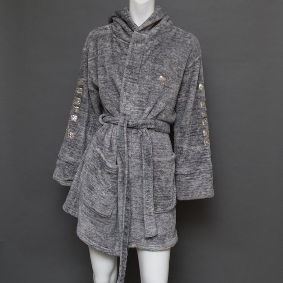 Victoria's Secret Gray Size XS Belted Short Robe - Picture 2 of 9